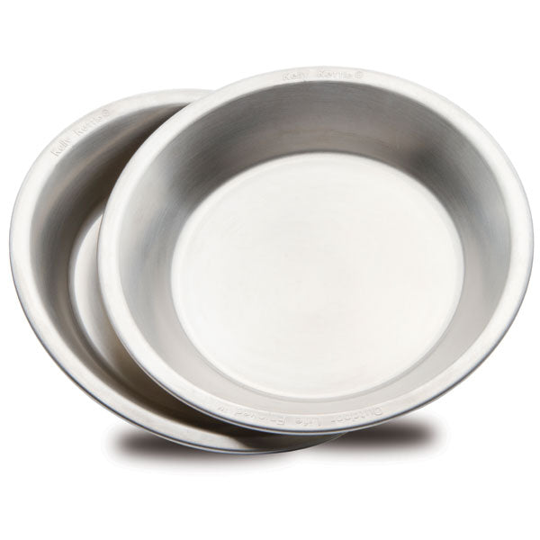 Kelly Kettle stainless steel camping plates set of 2 for outdoor dining