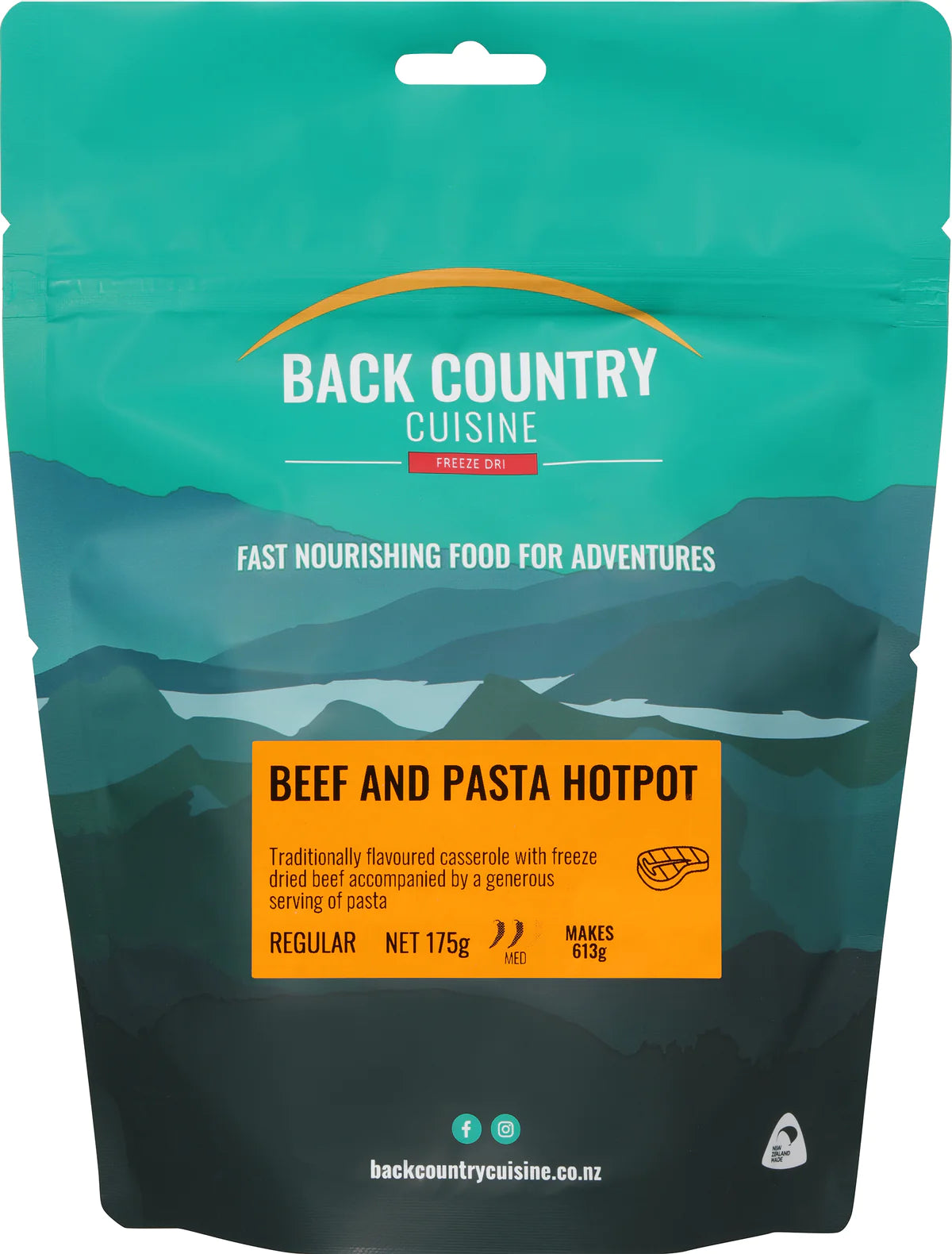 Back Country Cuisine - Beef & Pasta Hotpot