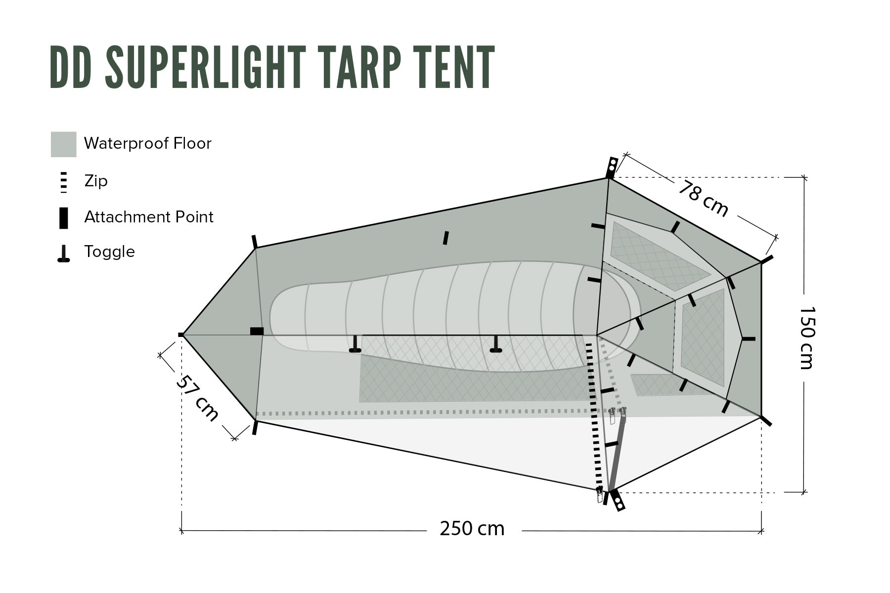 DD SuperLight Tarp Tent / Swag