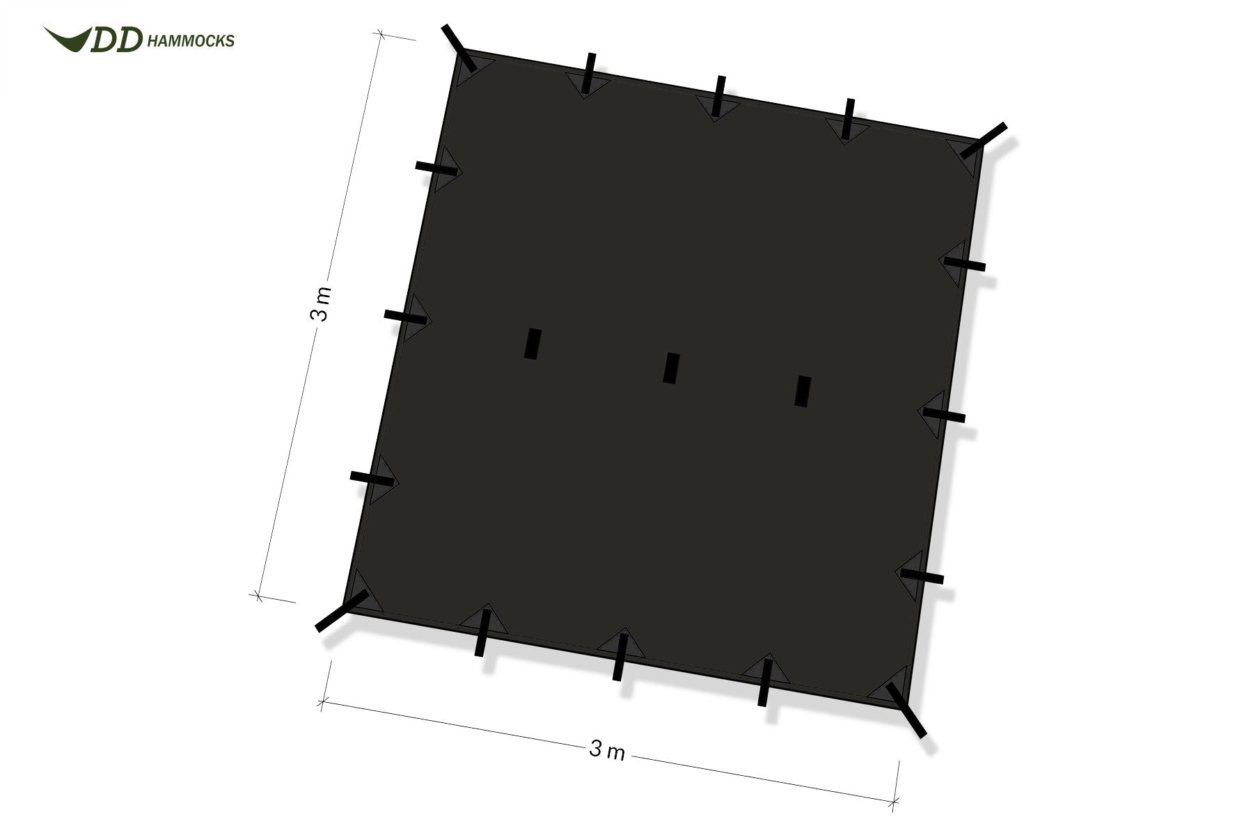 DD Tarp 3m x 3m (Choice of colour)