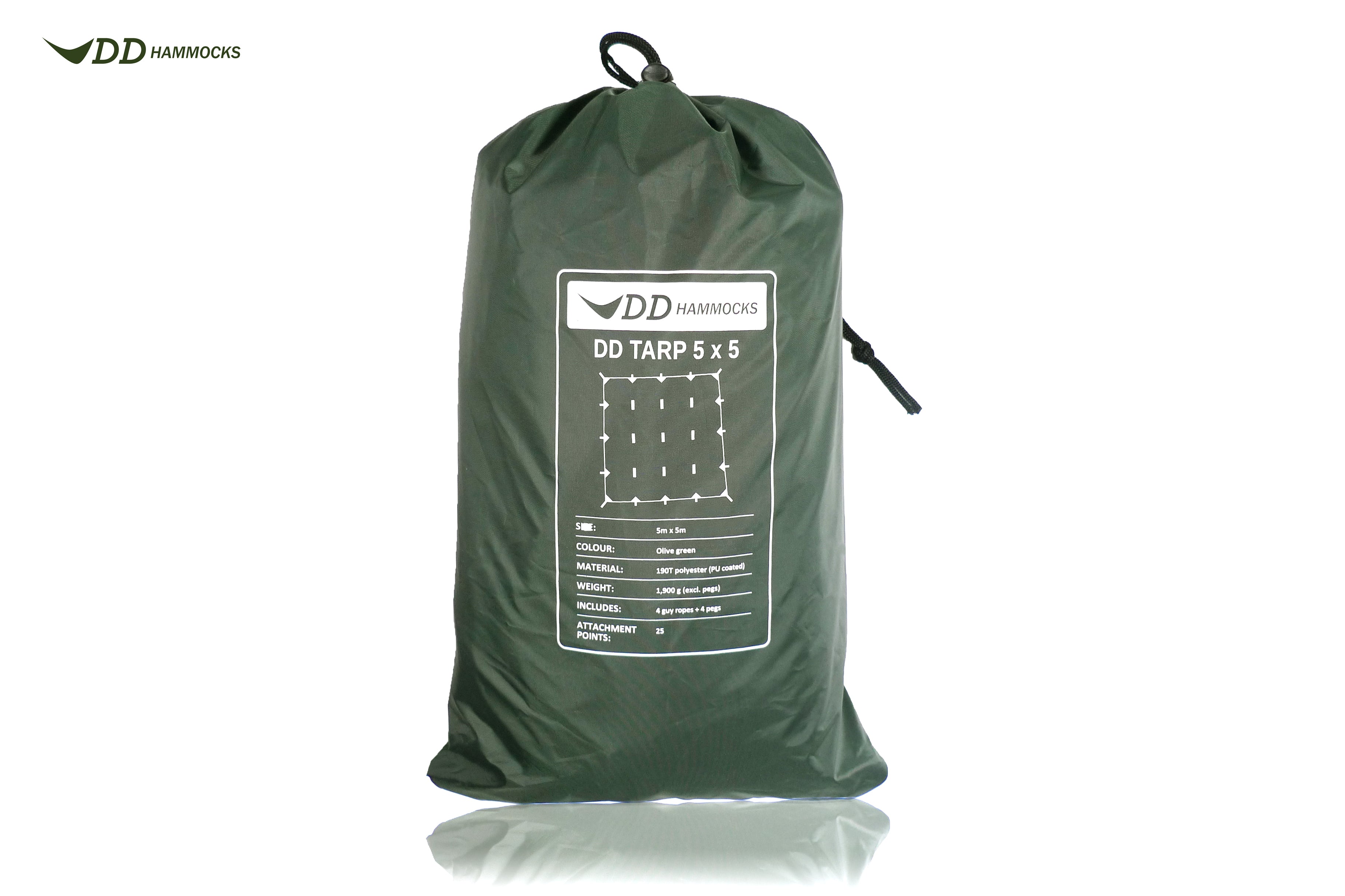 DD Tarp XXL 5m x 5m (Choice of colour)